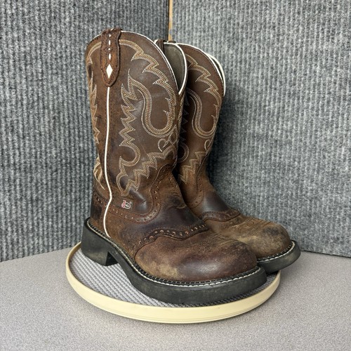 Justin mens brown - mens, leather